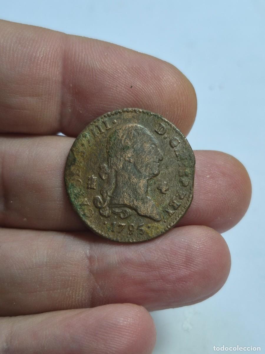 Monedas de Espa&ntilde;a: NT/ CARLOS IV 4 MARAVEDIES 1795 SEGOVIA (E1299)