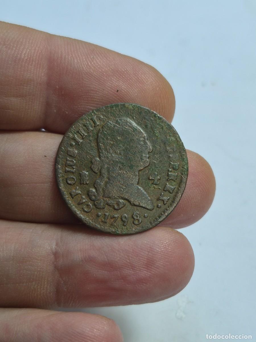 Monedas de Espa&ntilde;a: NT/ CARLOS IV 4 MARAVEDIES 1798 SEGOVIA (E1300)