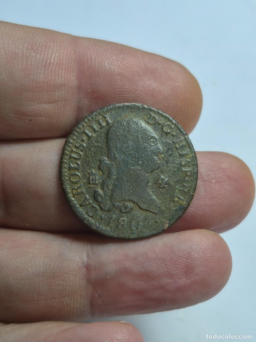 Monedas de Espa&ntilde;a: NT/ CARLOS IV 4 MARAVEDIES 1805 SEGOVIA (E1302)