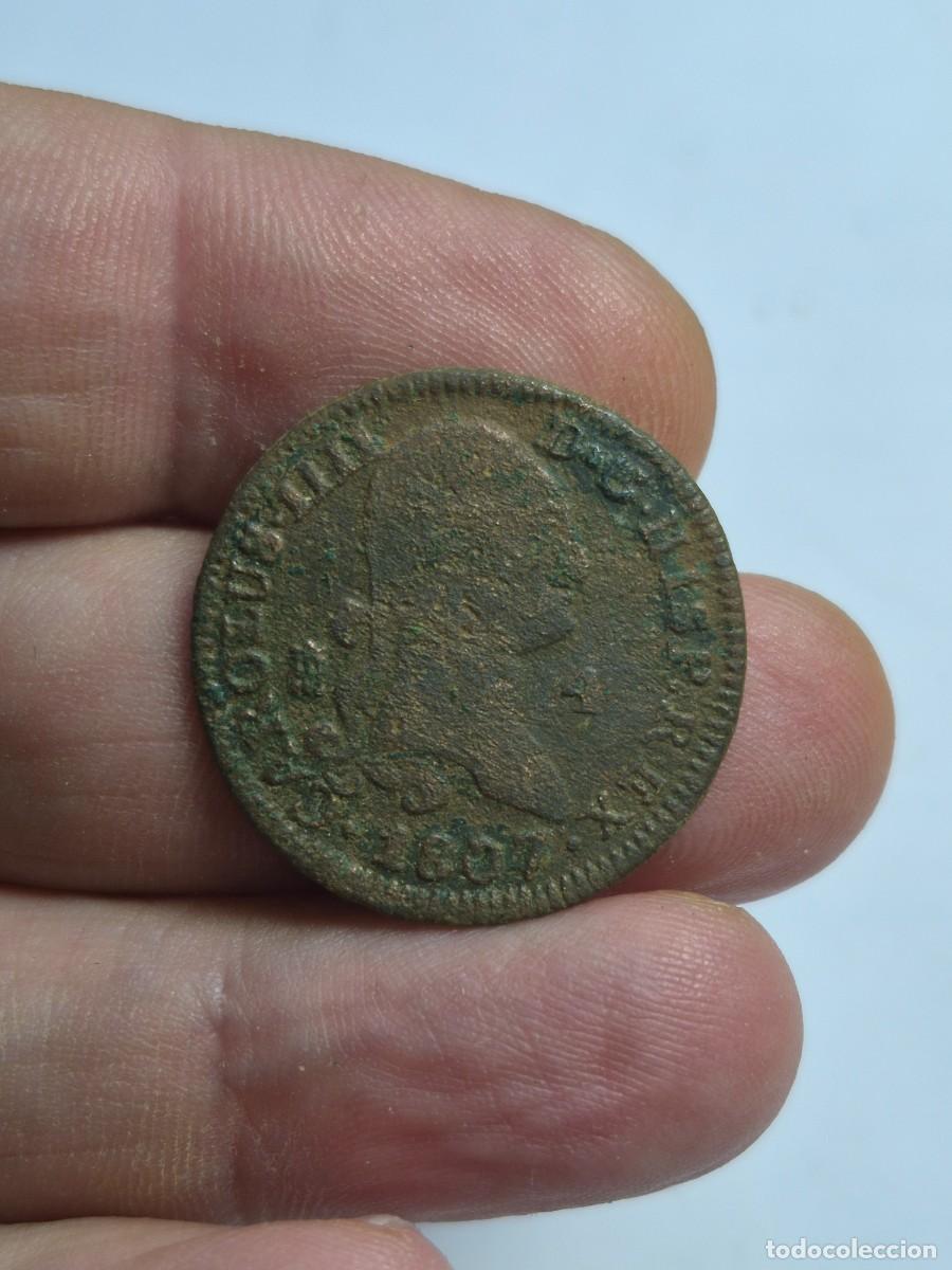 Monedas de Espa&ntilde;a: NT/ CARLOS IV 4 MARAVEDIES 1807 SEGOVIA (E1303)