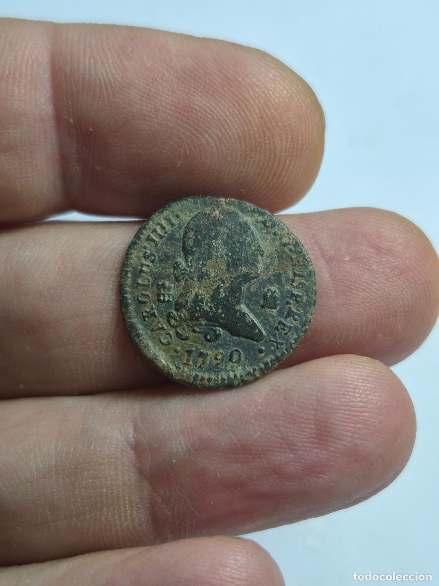 Monedas de Espa&ntilde;a: NT/ CARLOS IV 2 MARAVEDIES 1790 SEGOVIA (E1304)