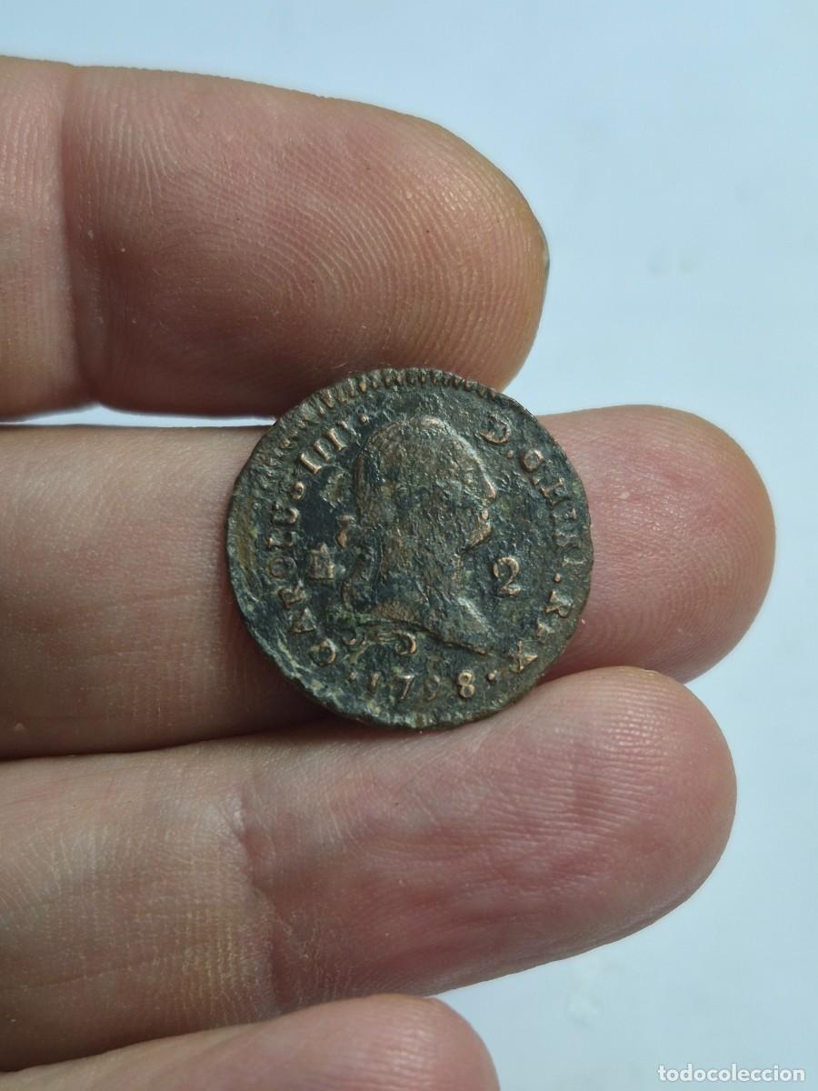 Monedas de Espa&ntilde;a: NT/ CARLOS IV 2 MARAVEDIES 1798 SEGOVIA (E1307)