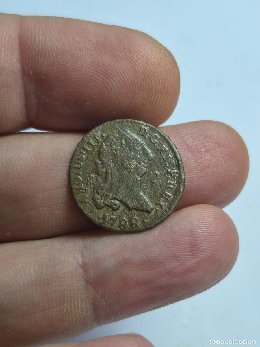Monedas de Espa&ntilde;a: NT/ CARLOS III 2 MARAVEDIES 1788 SEGOVIA (E1312)