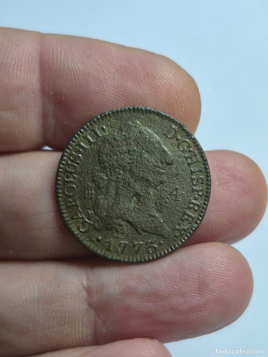 Monedas de Espa&ntilde;a: NT/ CARLOS III 4 MARAVEDIES 1773 SEGOVIA (E1313)