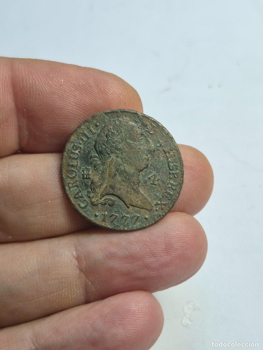 Monedas de Espa&ntilde;a: NT/ CARLOS III 4 MARAVEDIES 1777 SEGOVIA (E1315)