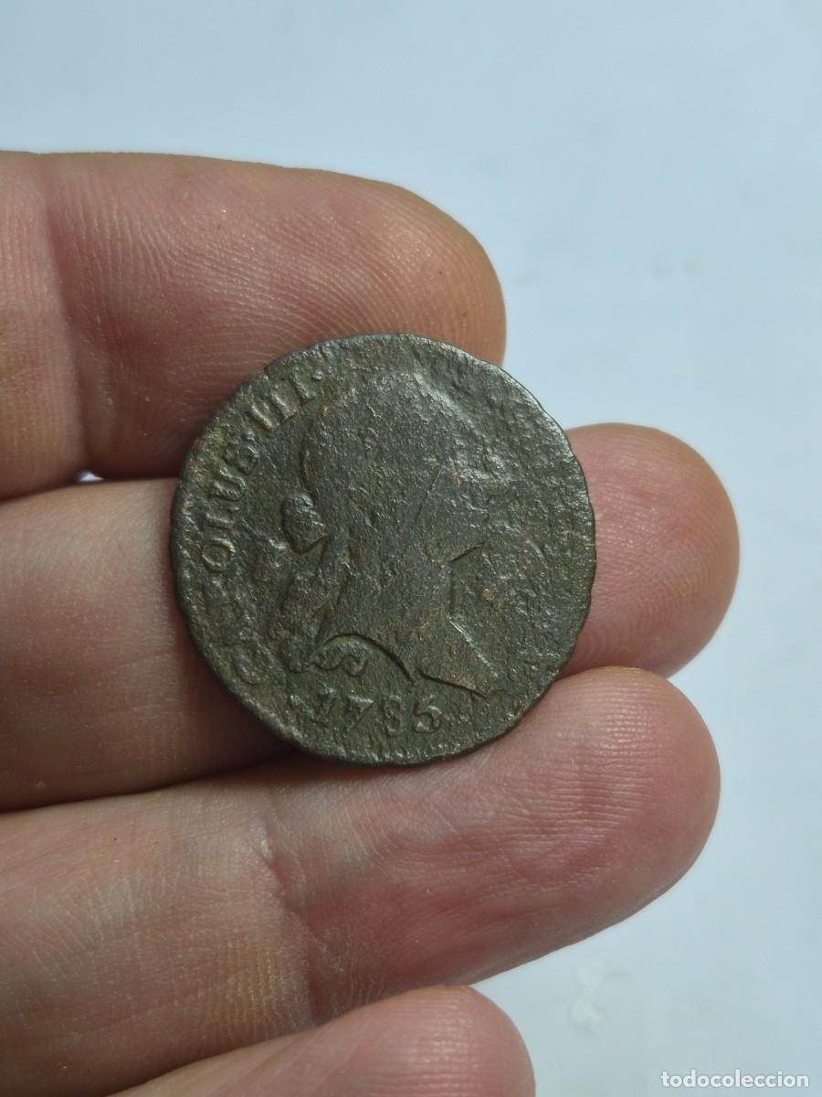 Monedas de Espa&ntilde;a: NT/ CARLOS III 4 MARAVEDIES 1785 SEGOVIA (E1316)