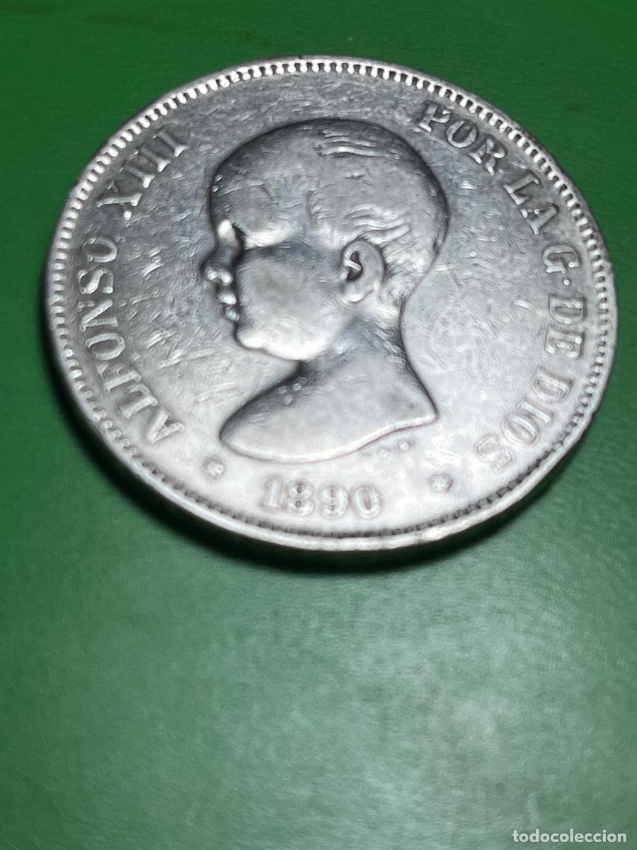 Monedas de Espa&ntilde;a: ESPA&Ntilde;A 5 pesetas de plata 1890. Alfonso XIII