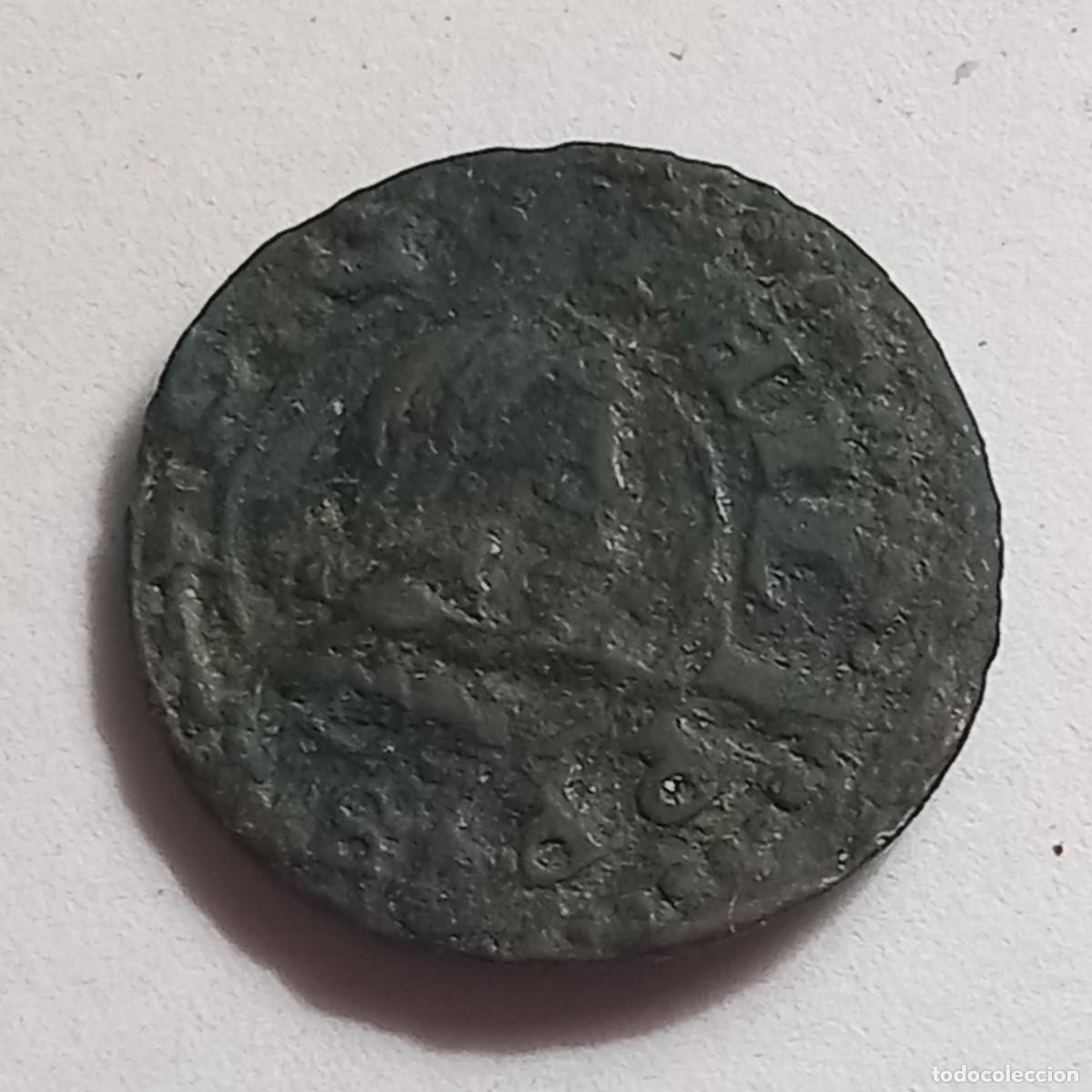 Monedas de Espa&ntilde;a: Moneda de 8 maravedies de Felipe IV.