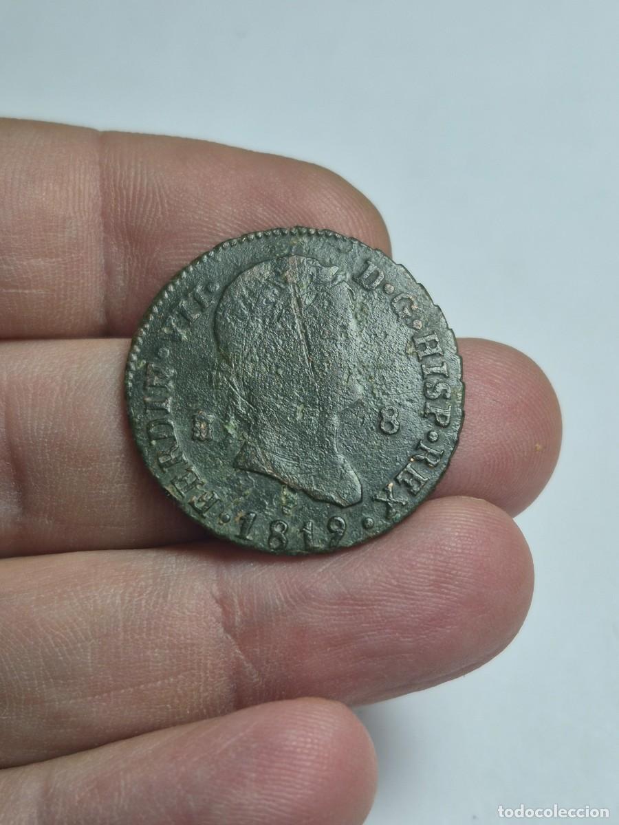 Monedas de Espa&ntilde;a: NT/ FERNANDO VII 8 MARAVEDIES 1819 SEGOVIA (E1320)