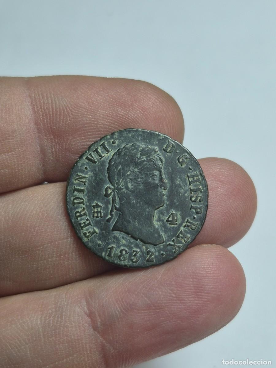 Monedas de Espa&ntilde;a: NT/ FERNANDO VII 4 MARAVEDIES 1832 SEGOVIA (E1323)
