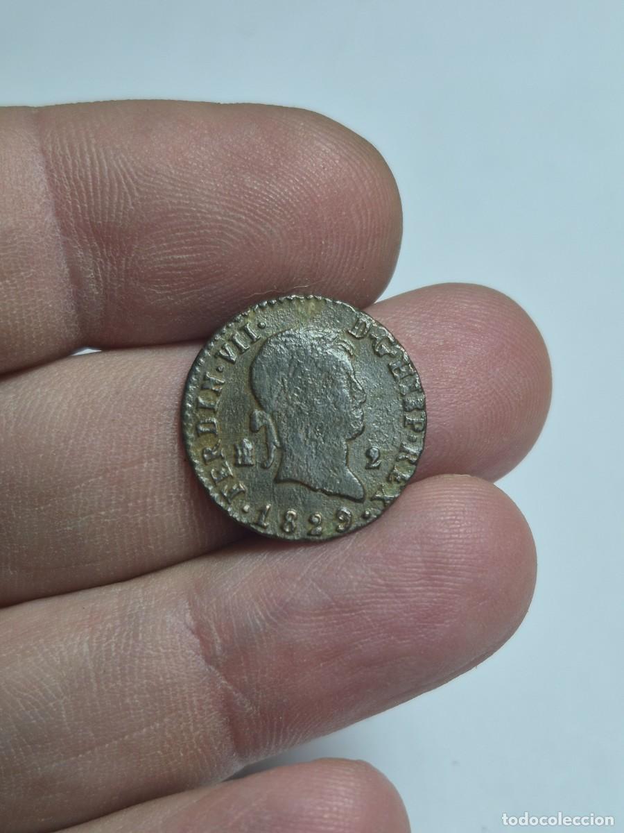 Monedas de Espa&ntilde;a: NT/ FERNANDO VII 2 MARAVEDIES 1829 SEGOVIA (E1326)