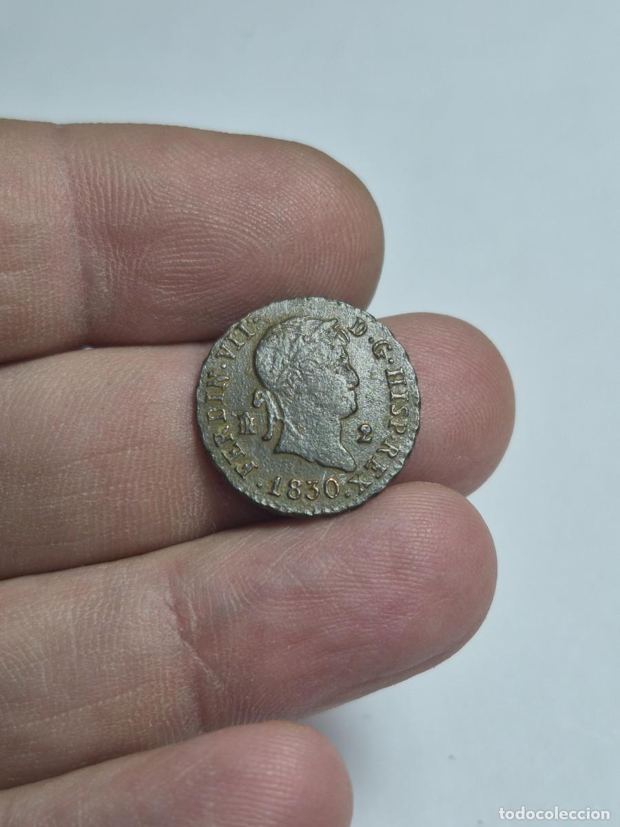 Monedas de Espa&ntilde;a: NT/ FERNANDO VII 2 MARAVEDIES 1830 SEGOVIA (E1327)