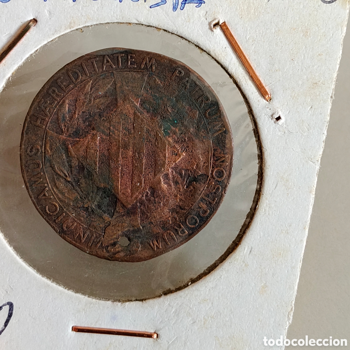 Monedas de Espa&ntilde;a: MONEDA UNIO CATALANISTA A&Ntilde;O 1900 -COBRE-CATALU&Ntilde;A- Di&aacute;metro 25 mm