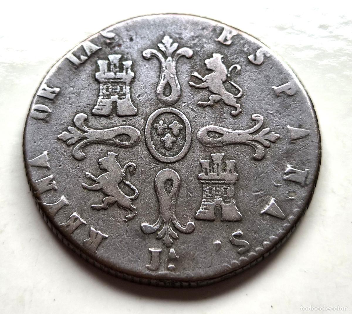 Monedas de Espa&ntilde;a: ISABEL 2&ordf; JUBIA 8 MARAVEDIS 1839 - Foto 3