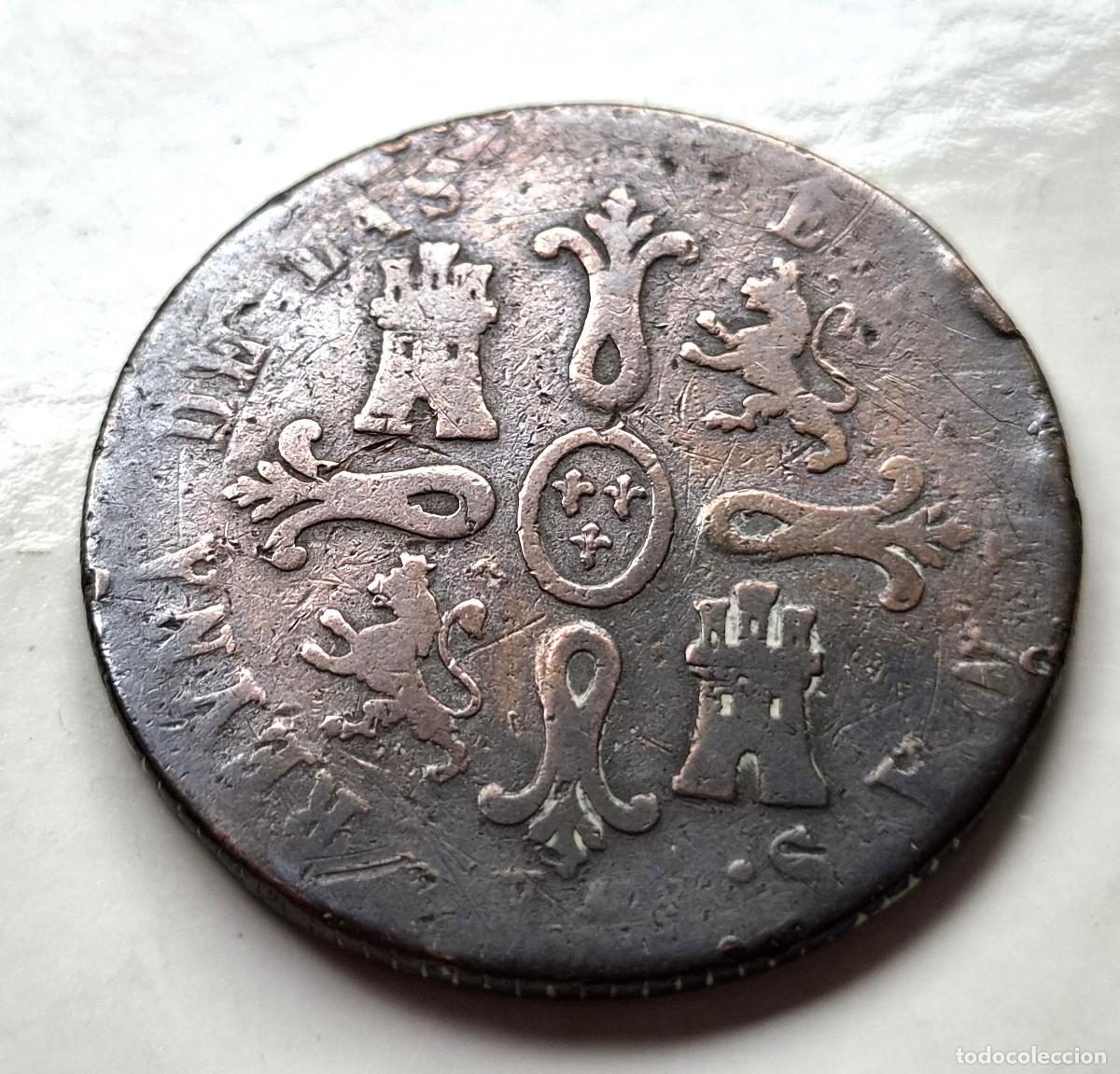 Monedas de Espa&ntilde;a: ISABEL 2&ordf; JUBIA 8 MARAVEDIS 1847 - Foto 2