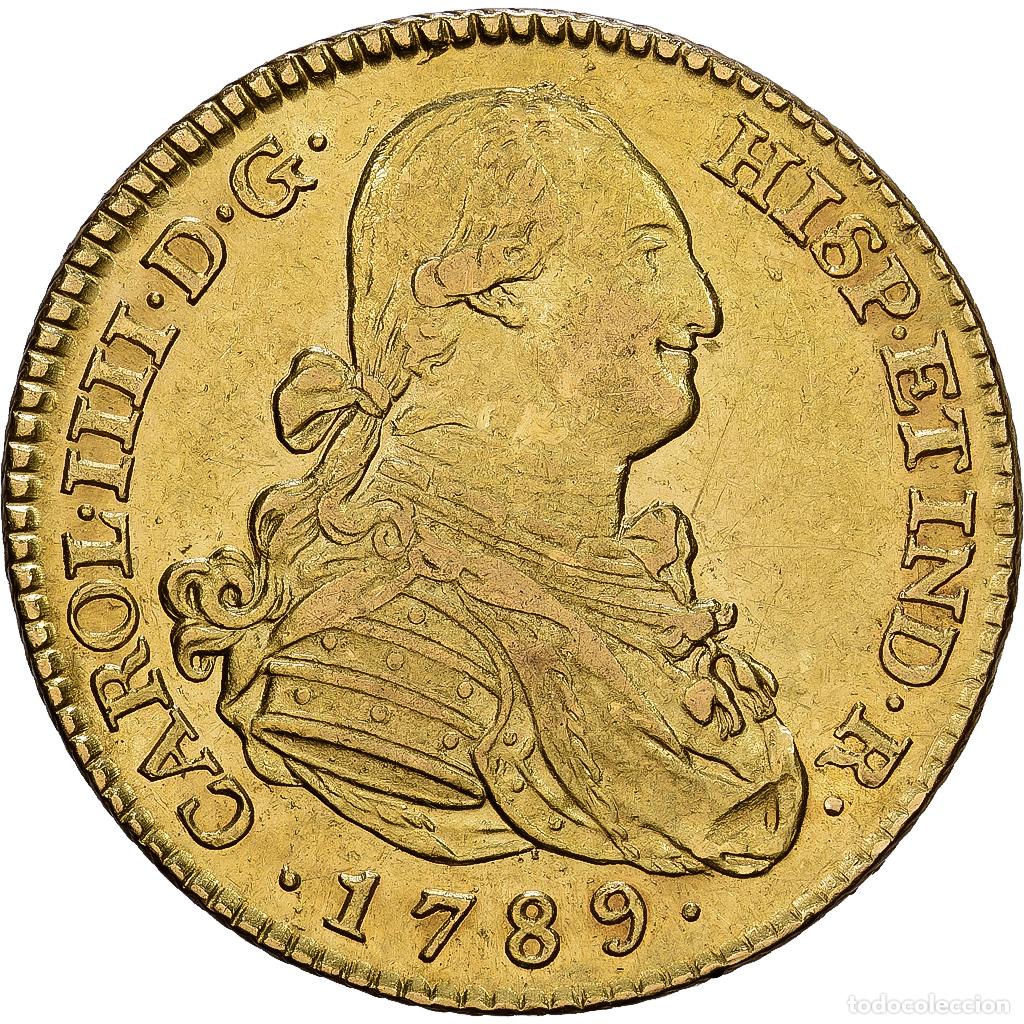 Monedas de Espa&ntilde;a: [#1545887] Espa&ntilde;a, Charles IV, 2 Escudos, 1789, Madrid, Oro, MBC+, KM:435.1