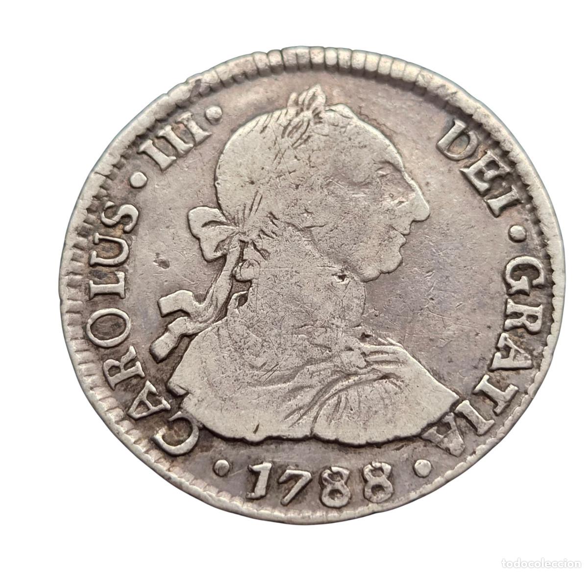 Monedas de Espa&ntilde;a: CARLOS III POTOSI PR 2 REALES 1788