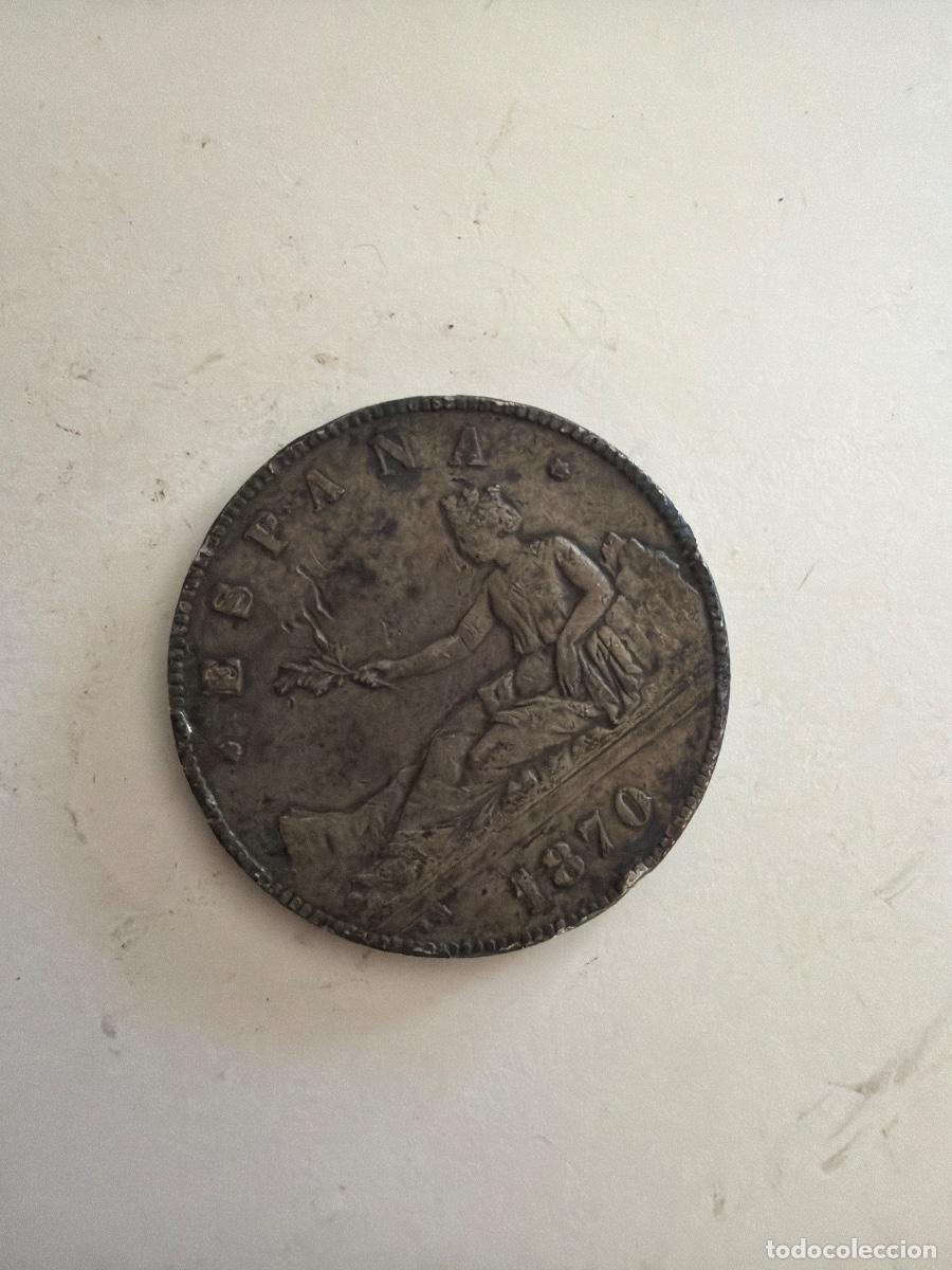 Monedas de Espa&ntilde;a: 5 PESETAS PLATA GOBIERNO PROVISIONAL - Foto 1