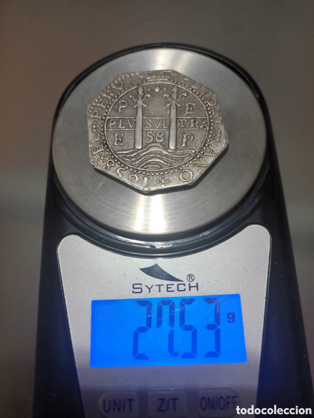 Monedas de Espa&ntilde;a: MONEDA DE PLATA VIII REALES DE FELIPE IV POTOSI EL PER&Uacute; A&Ntilde;O 1658