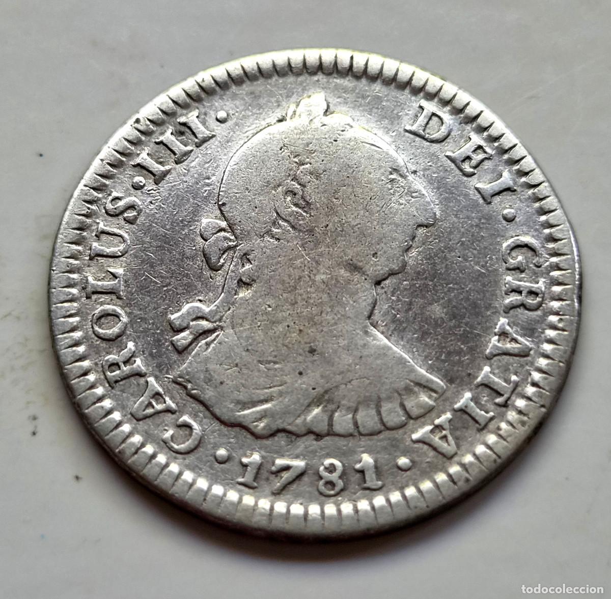 Monedas de Espa&ntilde;a: CARLOS III MEXICO F.F. 1 REAL 1781. Plata