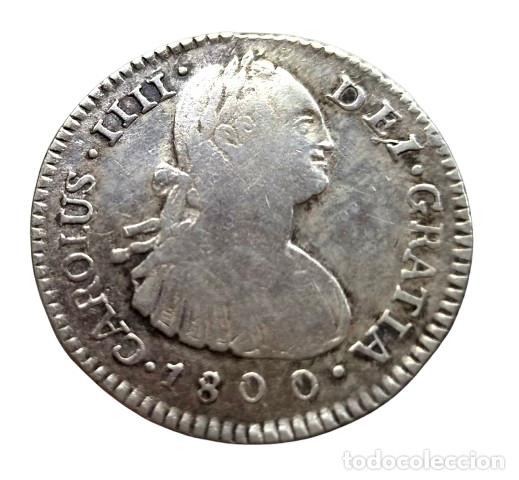 Monedas de Espa&ntilde;a: CARLOS IV GUATEMALA 1 REAL 1800. RARA