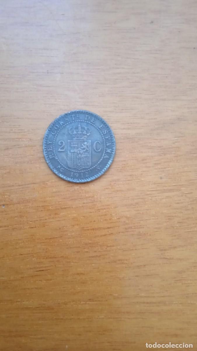 Monedas de Espa&ntilde;a: Moneda de 2c. Alfonso XIII. 1912. - Foto 1