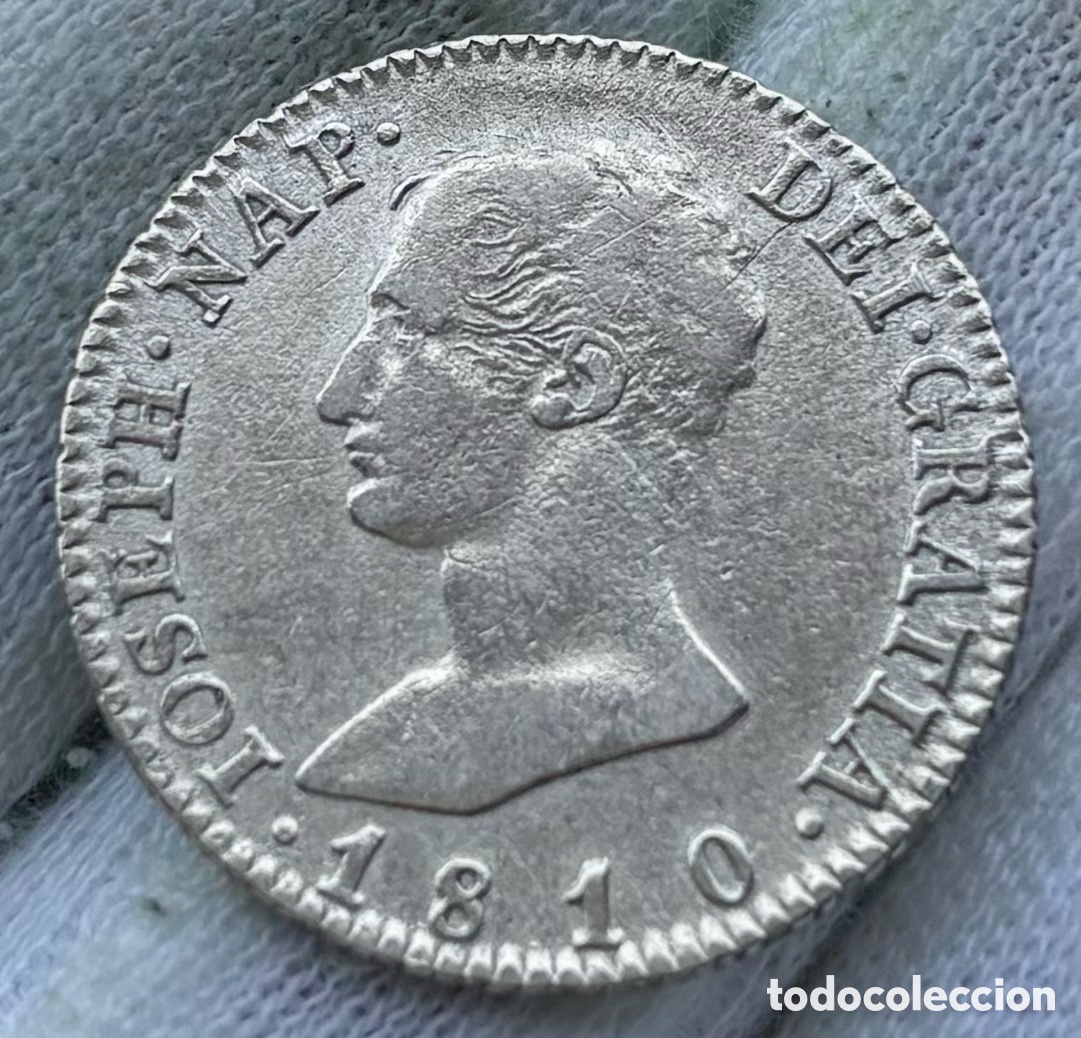 Monedas de Espa&ntilde;a: Moneda PLATA 4 Reales 1810 MADRID A-I. . NAPOLEON