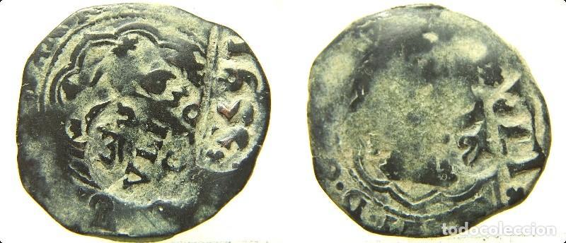 Monedas de Espa&ntilde;a: Moneda de 8 maraved&iacute;s resellados a identificar