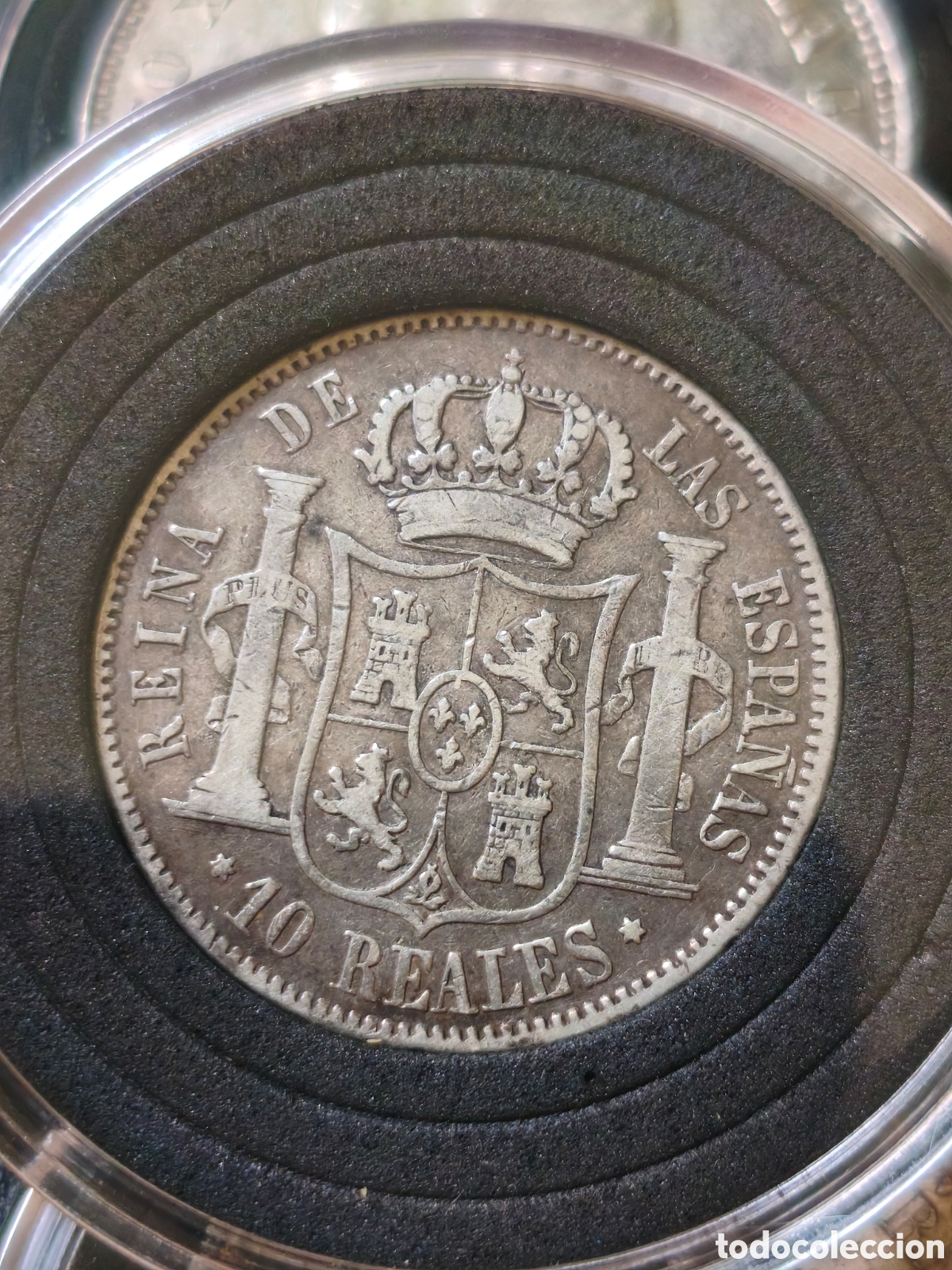 Monedas de Espa&ntilde;a: Espa&ntilde;a 10 Reales 1862 Isabel II BC