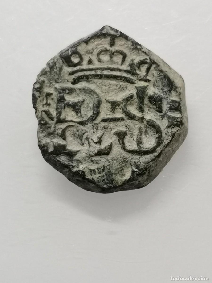 Monedas de Espa&ntilde;a: FELIPE IV - 2 MARAVED&Iacute;S DEL A&Ntilde;O 1658 - MONOGRAMAS - Foto 3