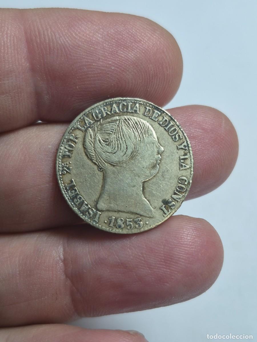 Monedas de Espa&ntilde;a: NT/ ISABEL II 4 REALES 1853 BARCELONA FALSO DE EPOCA (E1347)