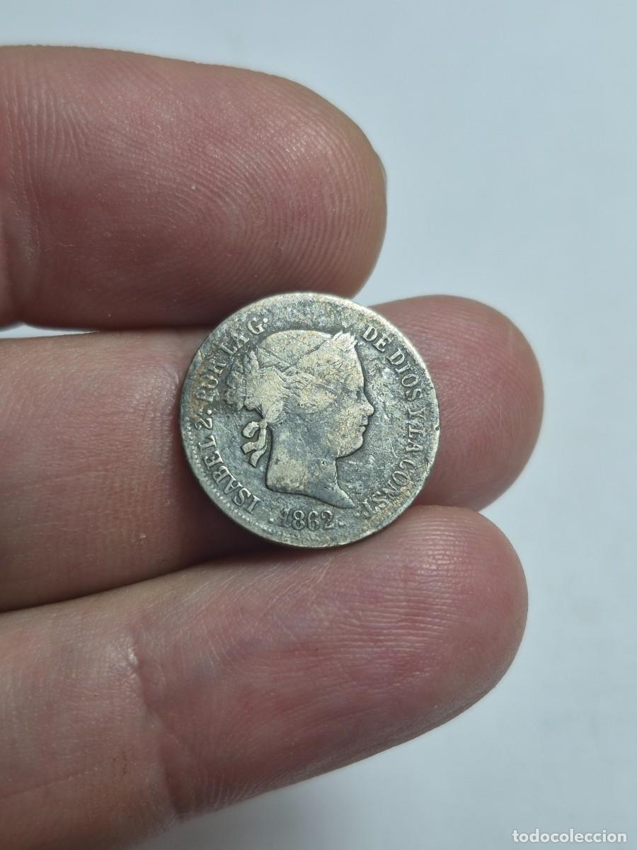 Monedas de Espa&ntilde;a: NT/ ISABEL II 2 REALES 1862 MADRID (E1349)