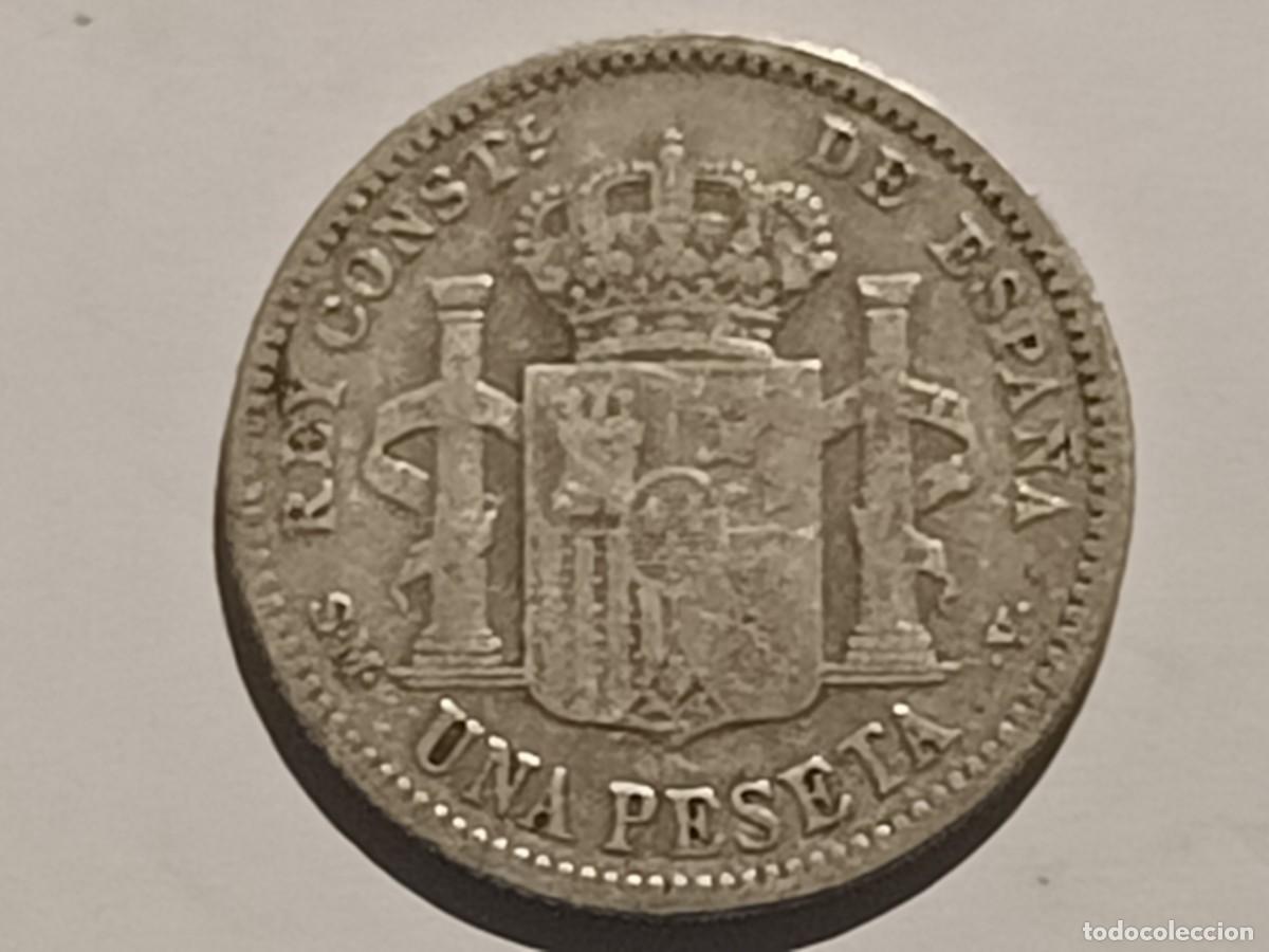 Monedas de Espa&ntilde;a: Moneda de Espa&ntilde;a. 1 peseta 1904.