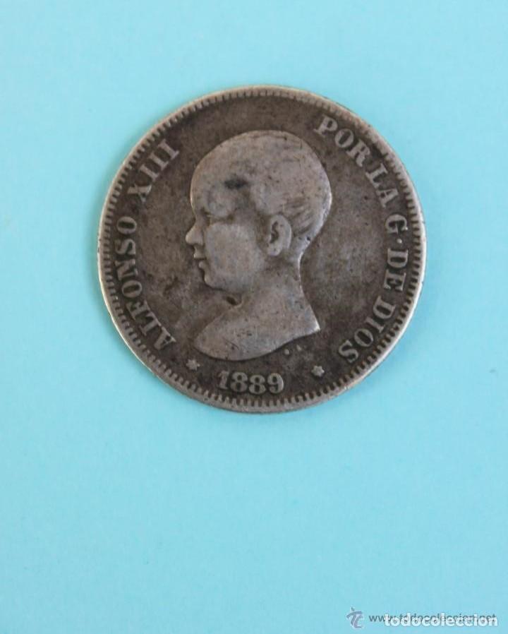 Moedas de Espanha: MONEDA 2 PESETAS ALFONSO XIII 1889