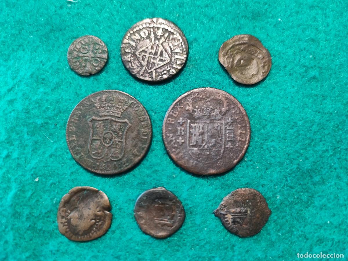 Monedas de Espa&ntilde;a: (451) 8 monedas espa&ntilde;olas antiguas (V) - Foto 2