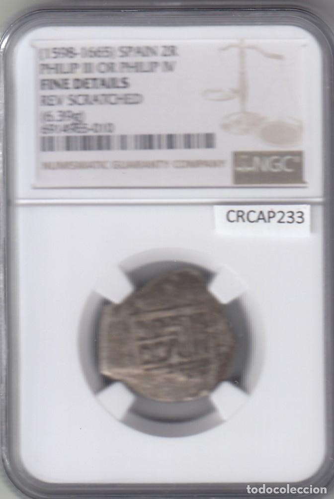 Moedas de Espanha: CRCAP233 MONEDA ESPA&Ntilde;A FELIPE III O IV 2 REALES 1598-1665