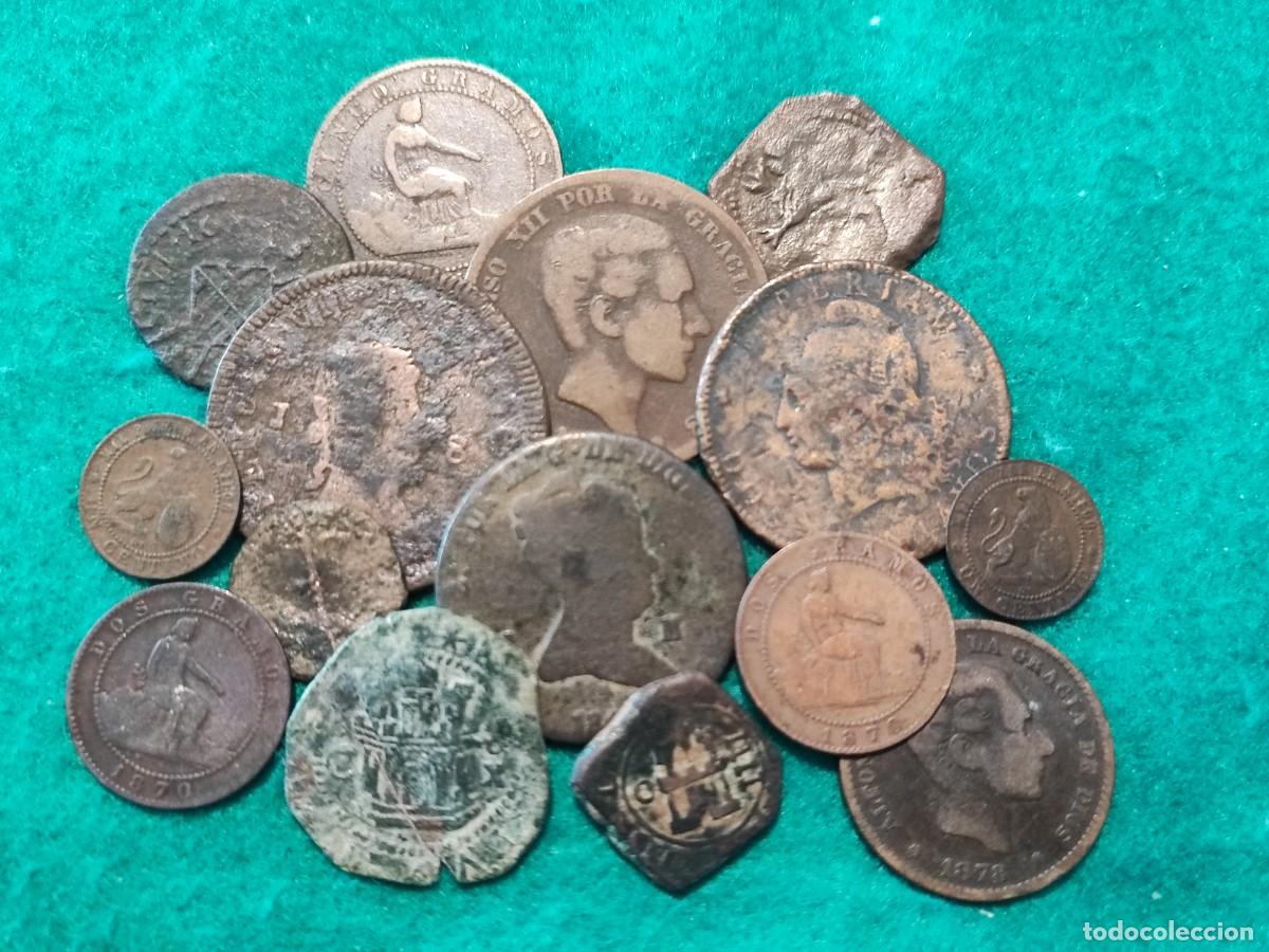 Monedas de Espa&ntilde;a: (456) 15 monedas espa&ntilde;olas antiguas (VI)