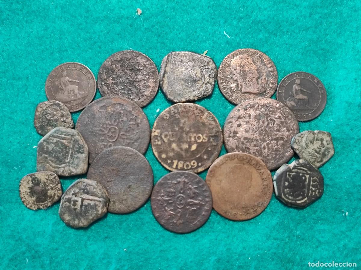 Monedas de Espa&ntilde;a: (458) 17 monedas espa&ntilde;olas antiguas (VIII) - Foto 2