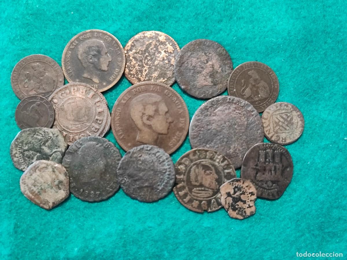 Monedas de Espa&ntilde;a: (459) 17 monedas espa&ntilde;olas antiguas (IX)