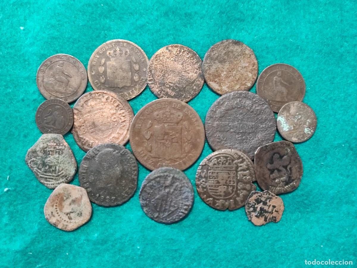 Monedas de Espa&ntilde;a: (459) 17 monedas espa&ntilde;olas antiguas (IX) - Foto 2