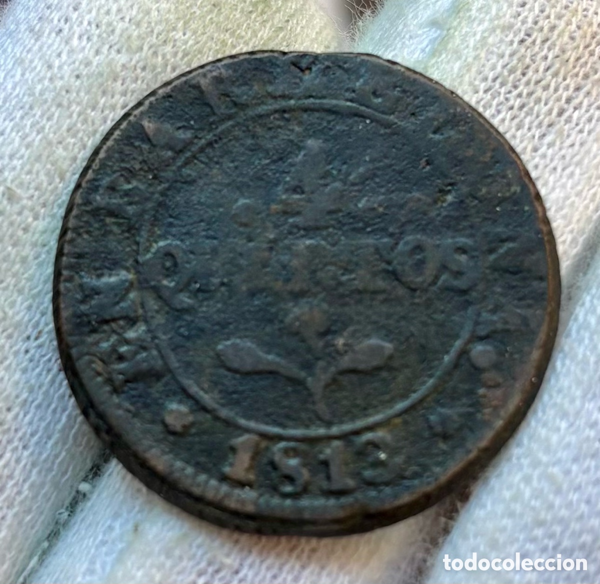 Monedas de Espa&ntilde;a: Moneda 4 Quartos 1812 Barcelona. Napole&oacute;n. Cuartos