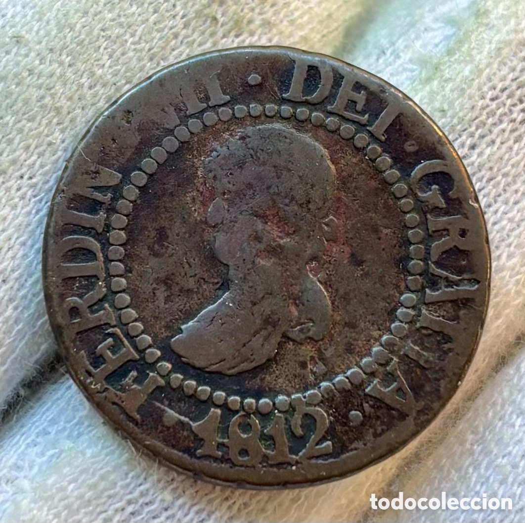 Monedas de Espa&ntilde;a: Moneda 12 Dineros 1812 Mallorca. Fernando VII