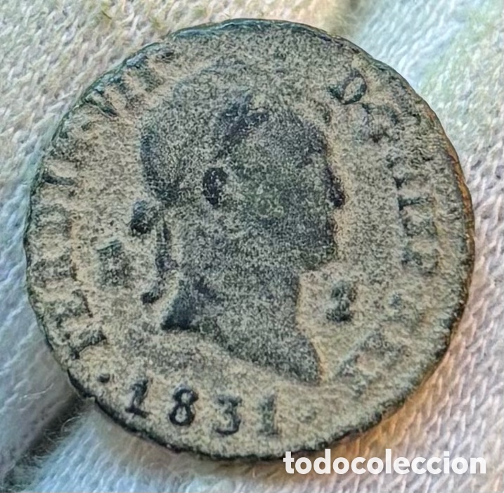 Monedas de Espa&ntilde;a: Moneda 2 Maravedis 1831 Segovia. Fernando VII