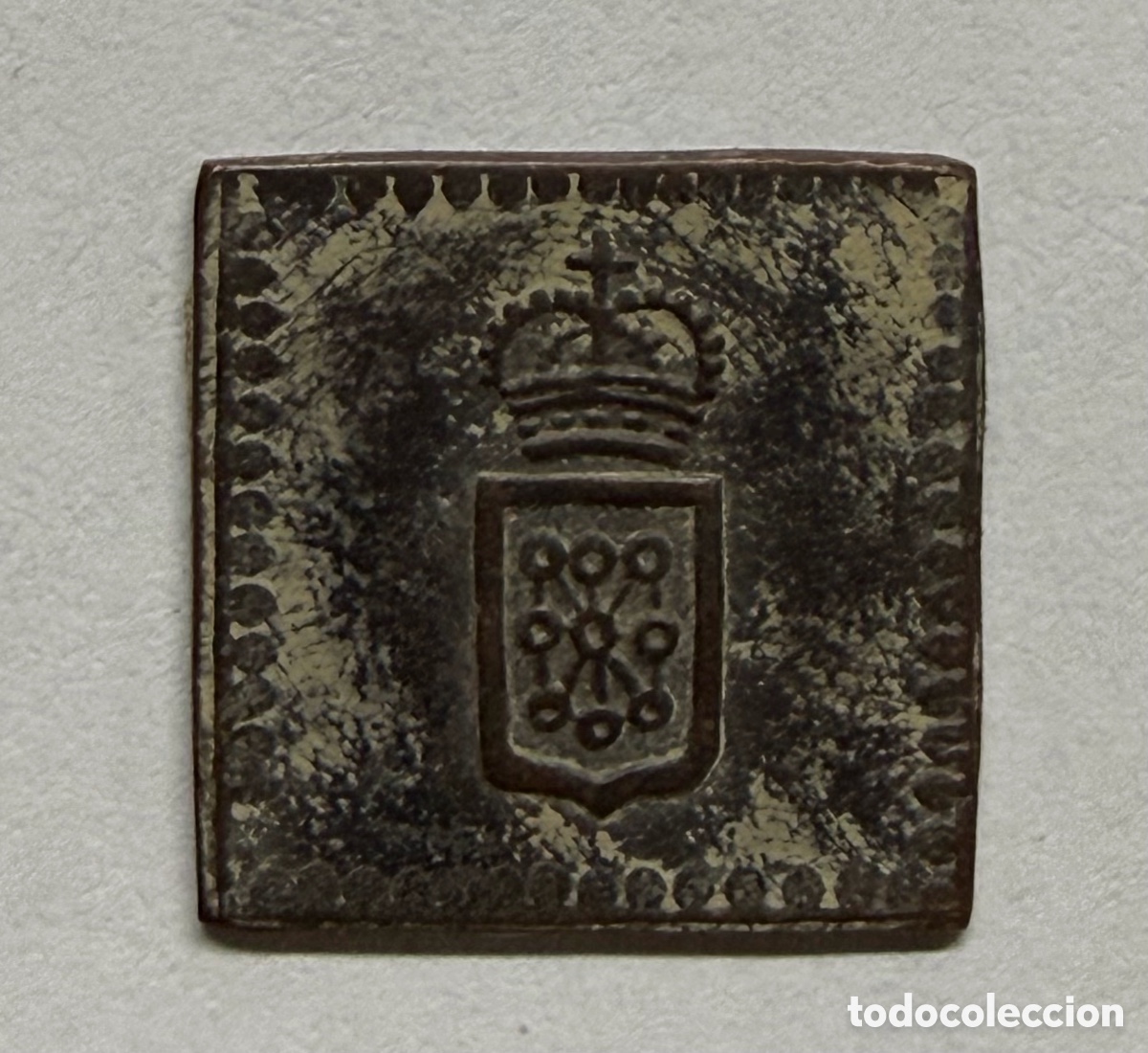 Monedas de Espa&ntilde;a: Fernando VII. 1/2 maraved&iacute; Pamplona. Reino de Navarra.