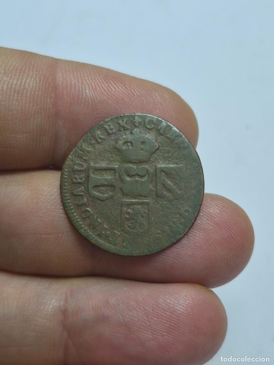 Monedas de Espa&ntilde;a: NT / IMPERIO ESPA&Ntilde;OL PAISES BAJOS CARLOS II LIARD 1699 BRUJAS FLANDES (E1358)