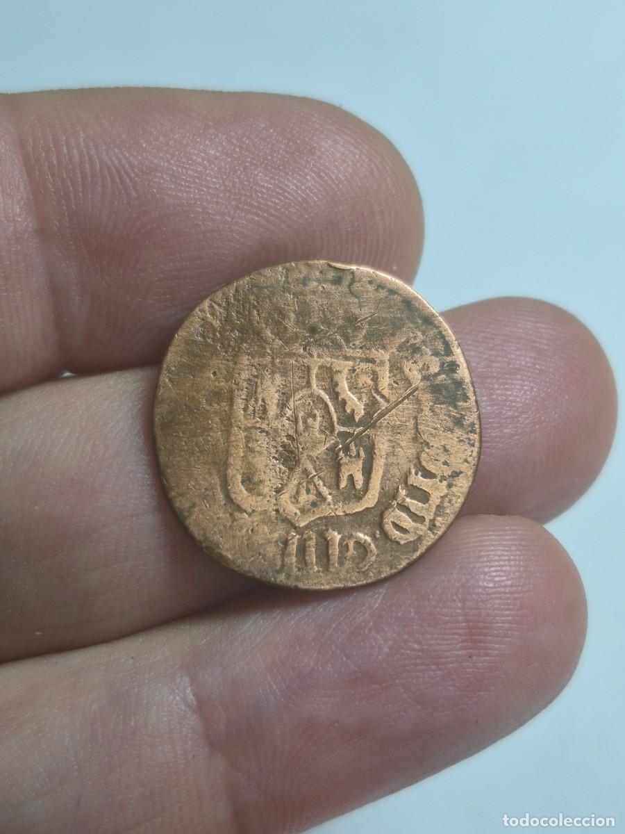 Monedas de Espa&ntilde;a: NT / FERNANDO VII 1 CUARTO MANILA SIN FECHA TIPO ESCASO (E1363)