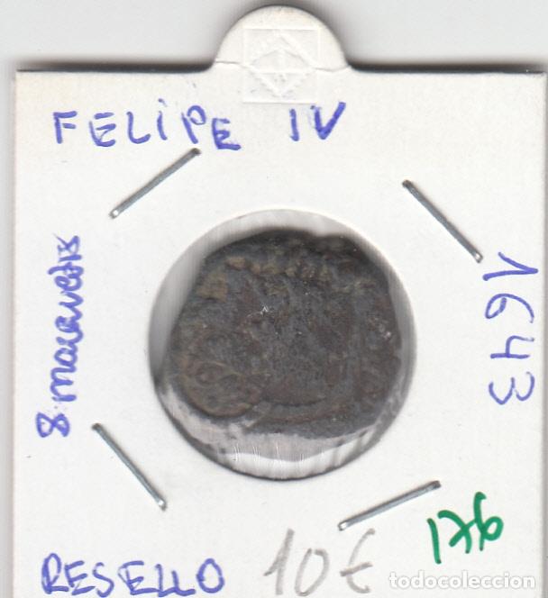 Monedas de Espa&ntilde;a: CRE0176 MONEDA ESPA&Ntilde;A FELIPE IV 8 MARAVEDIES 1643 RESELLO