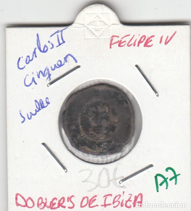Monedas de Espa&ntilde;a: CRE0177 MONEDA ESPA&Ntilde;A FELIPE IV DOBLERS DE IBIZA