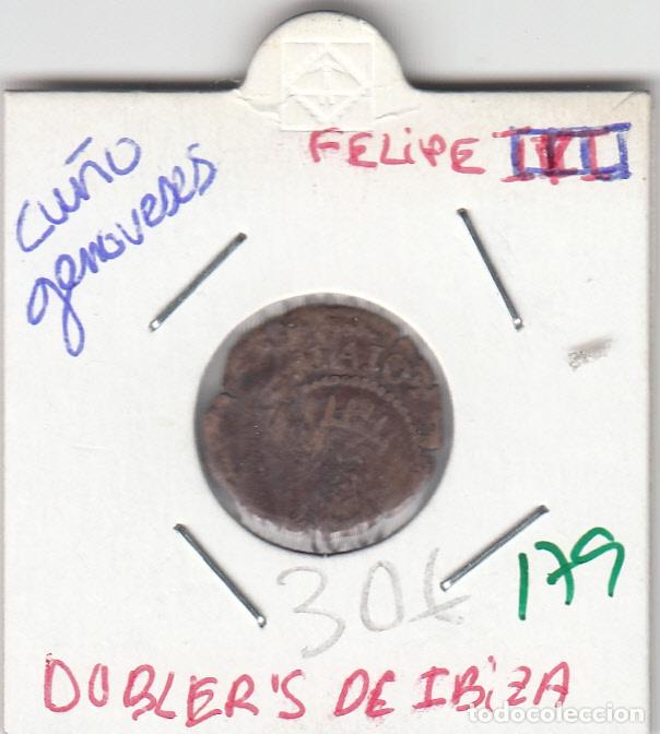 Monedas de Espa&ntilde;a: CRE0179 MONEDA ESPA&Ntilde;A FELIPE IV DOBLERS DE IBIZA