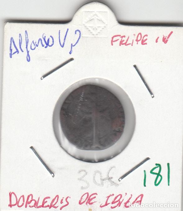 Monedas de Espa&ntilde;a: CRE0181 MONEDA ESPA&Ntilde;A FELIPE IV DOBLERS DE IBIZA
